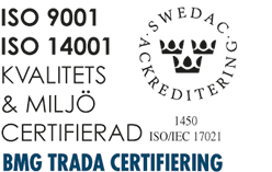 ISO-certiferade 9001 14001